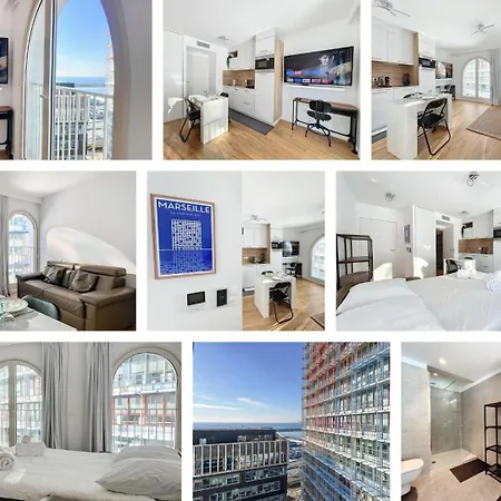 La Porte Bleue - High Standing & Vue Mer - Les Freres De La Loc' Apartment *